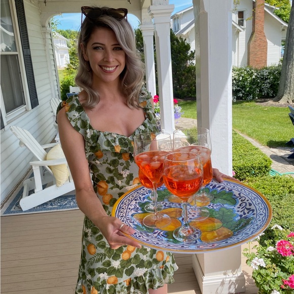 Reformation Paris Embry Mini Dress Orange
Grove - Picture 2 of 6